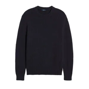 Bubble Knit Crew (Navy)