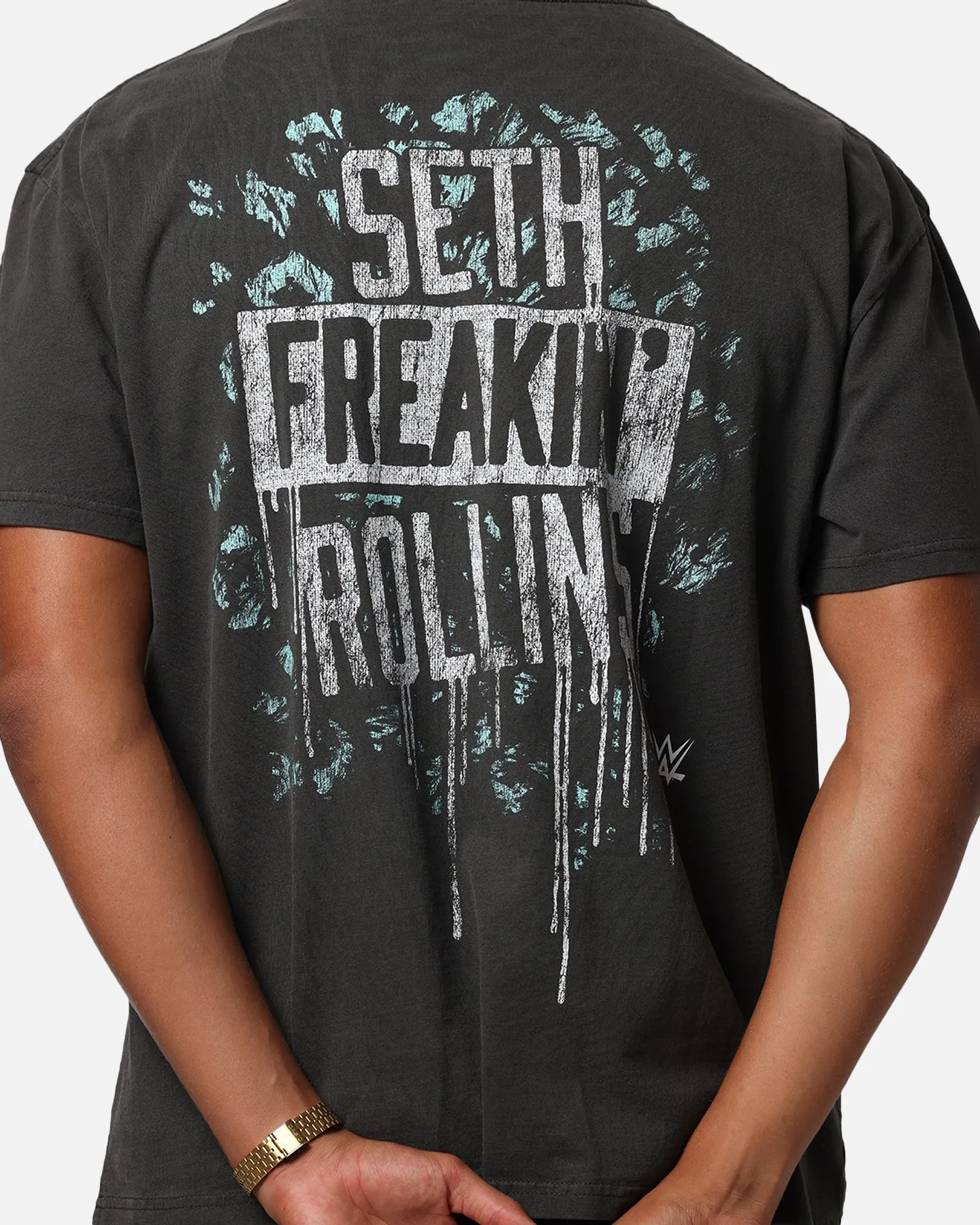 Culture Kings X WWE Seth Rollins Wrestlemania XLI Heavy T-Shirt Black Wash