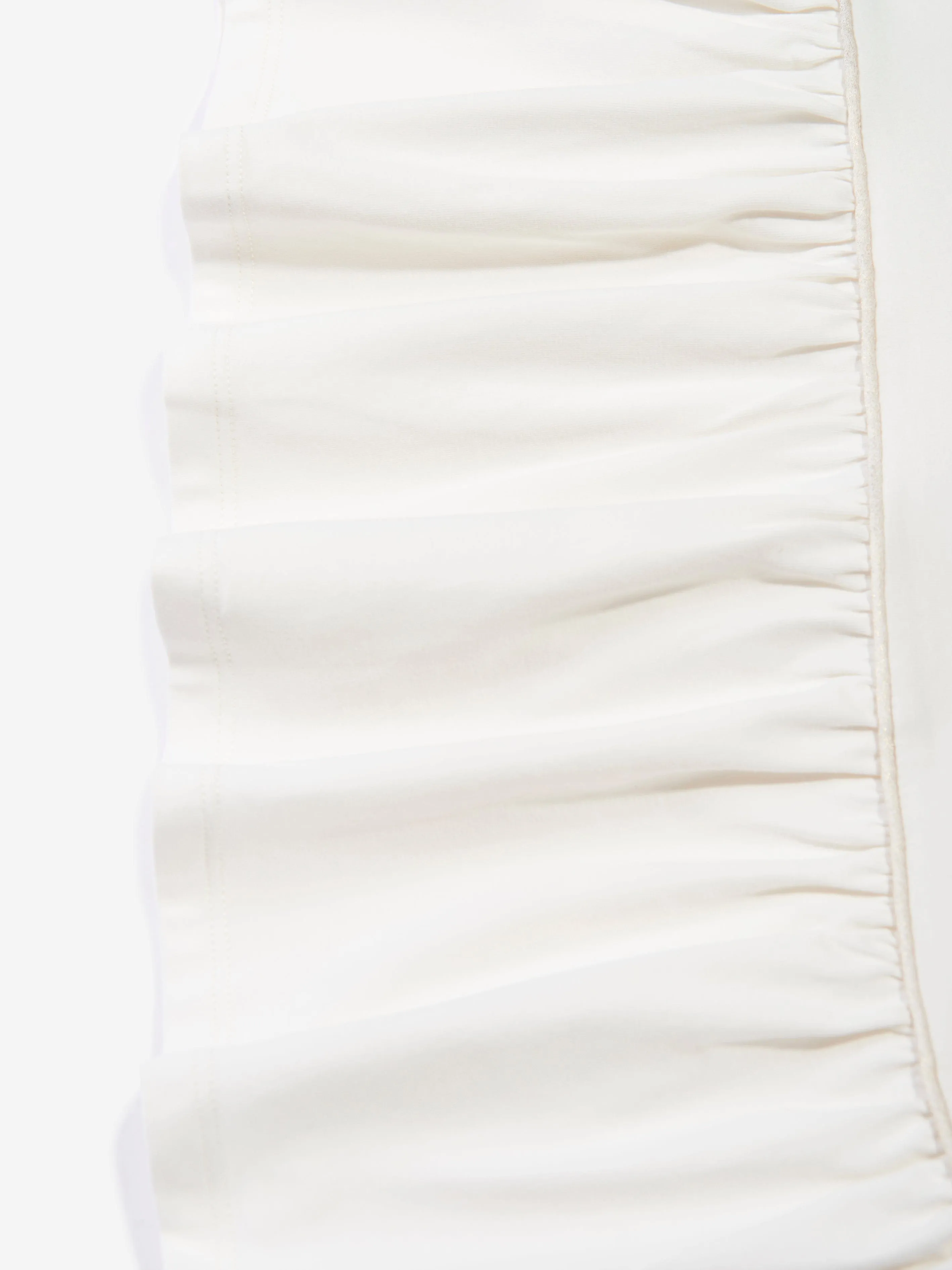 Escada Girls Embroidered Logo T-Shirt Dress in White