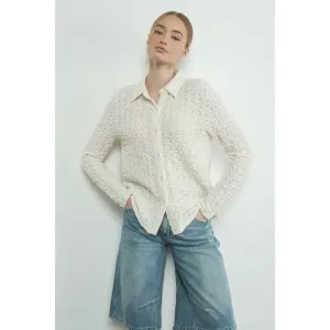 Floral Lace Button down Shirts NB