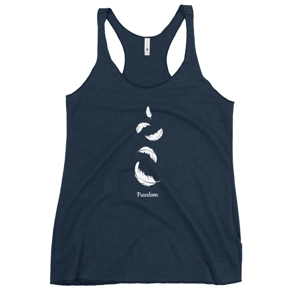 Freedom feathers tank top