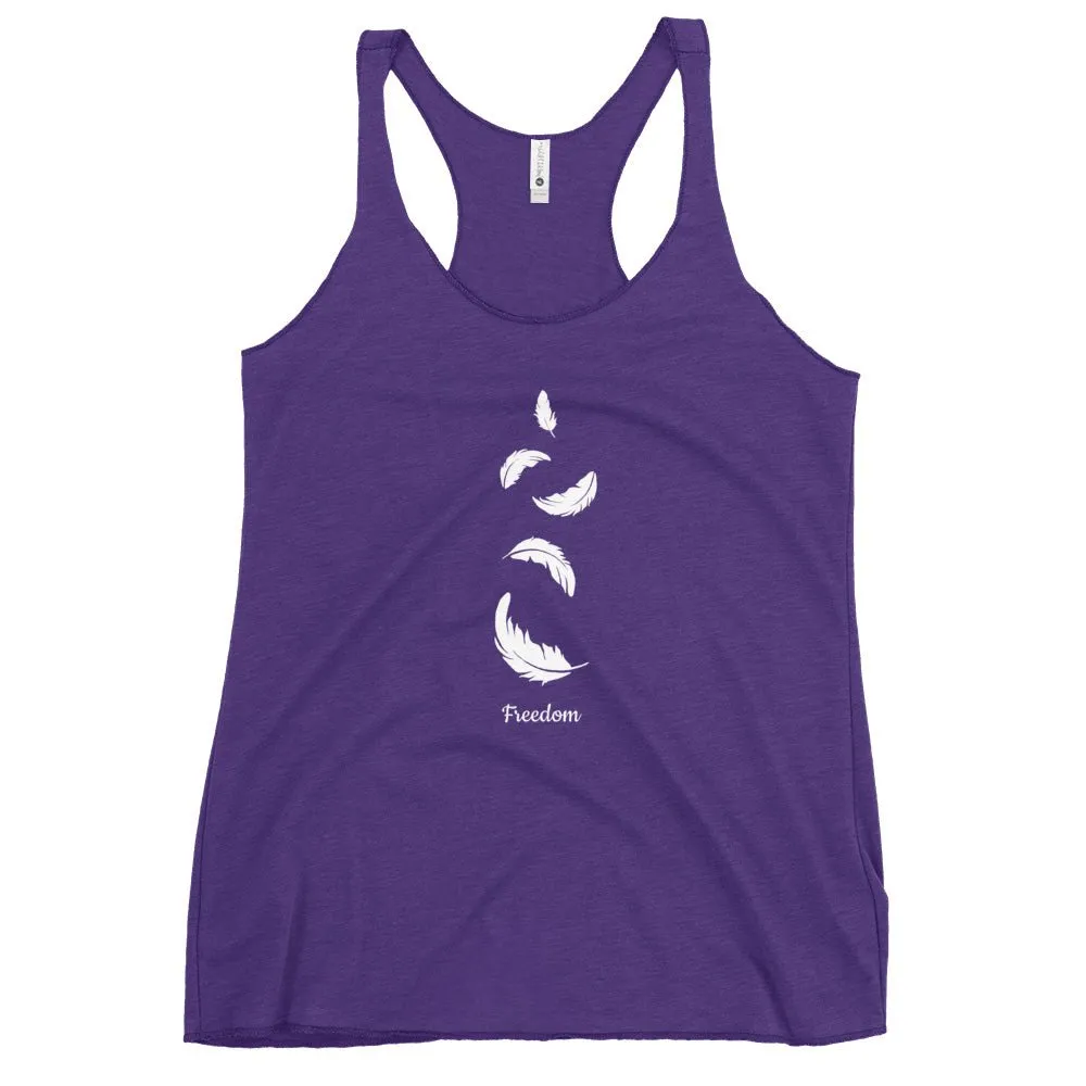Freedom feathers tank top