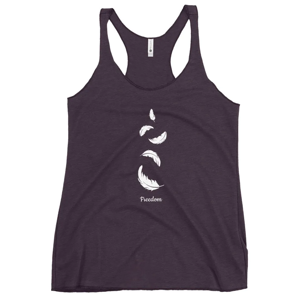 Freedom feathers tank top
