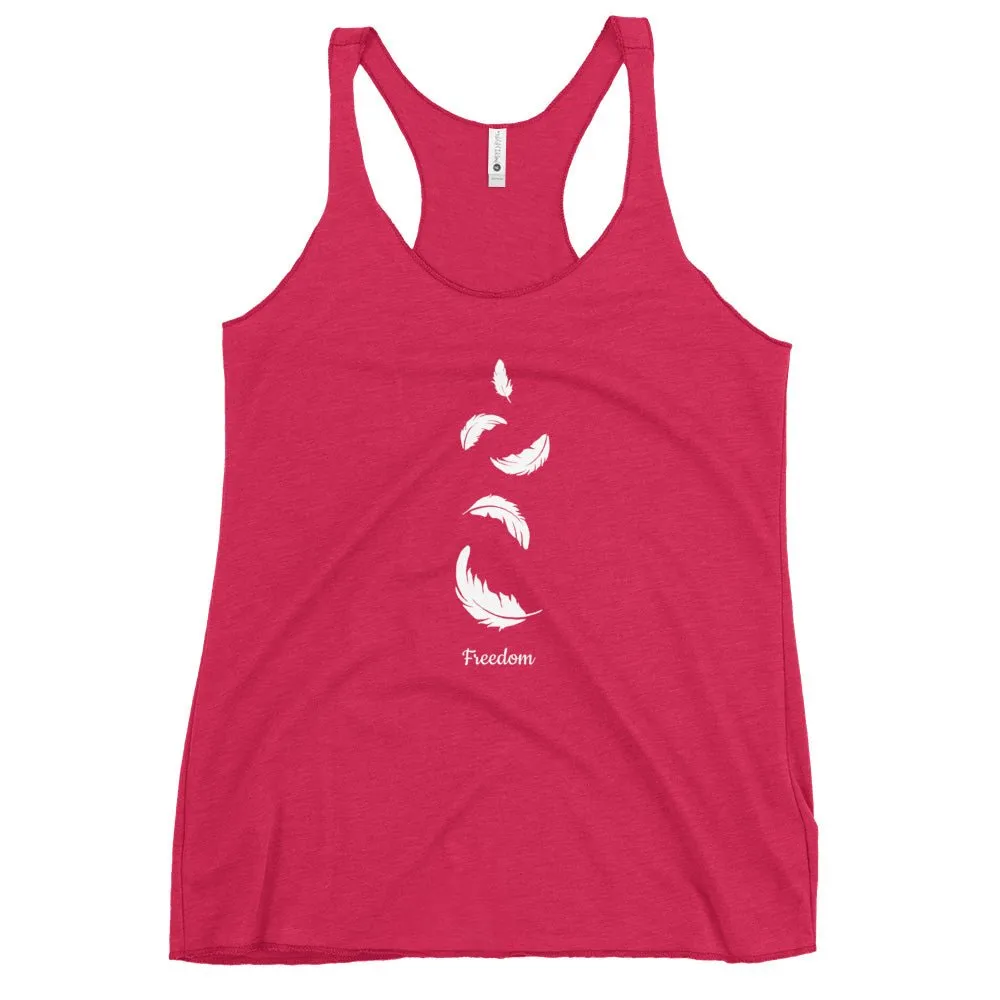 Freedom feathers tank top