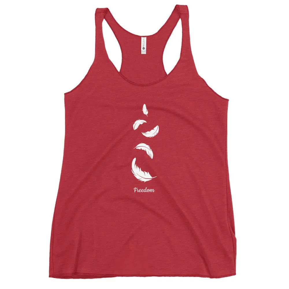 Freedom feathers tank top