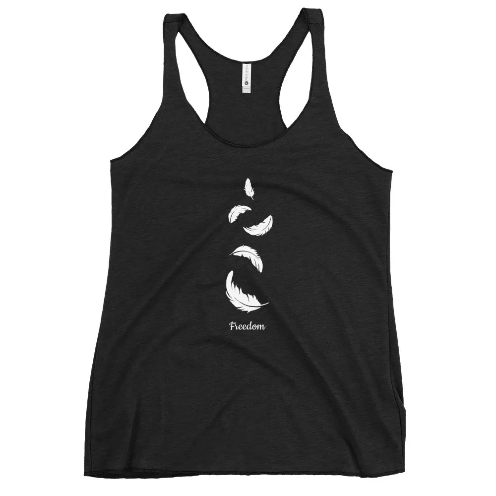 Freedom feathers tank top