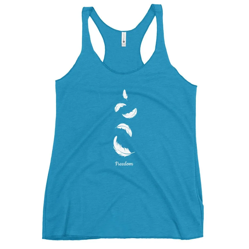 Freedom feathers tank top