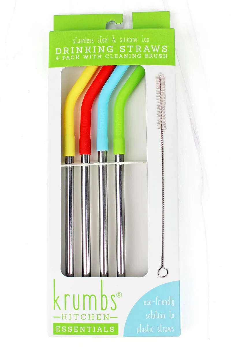 Krumbs Kitchen Steel Drinking Straws