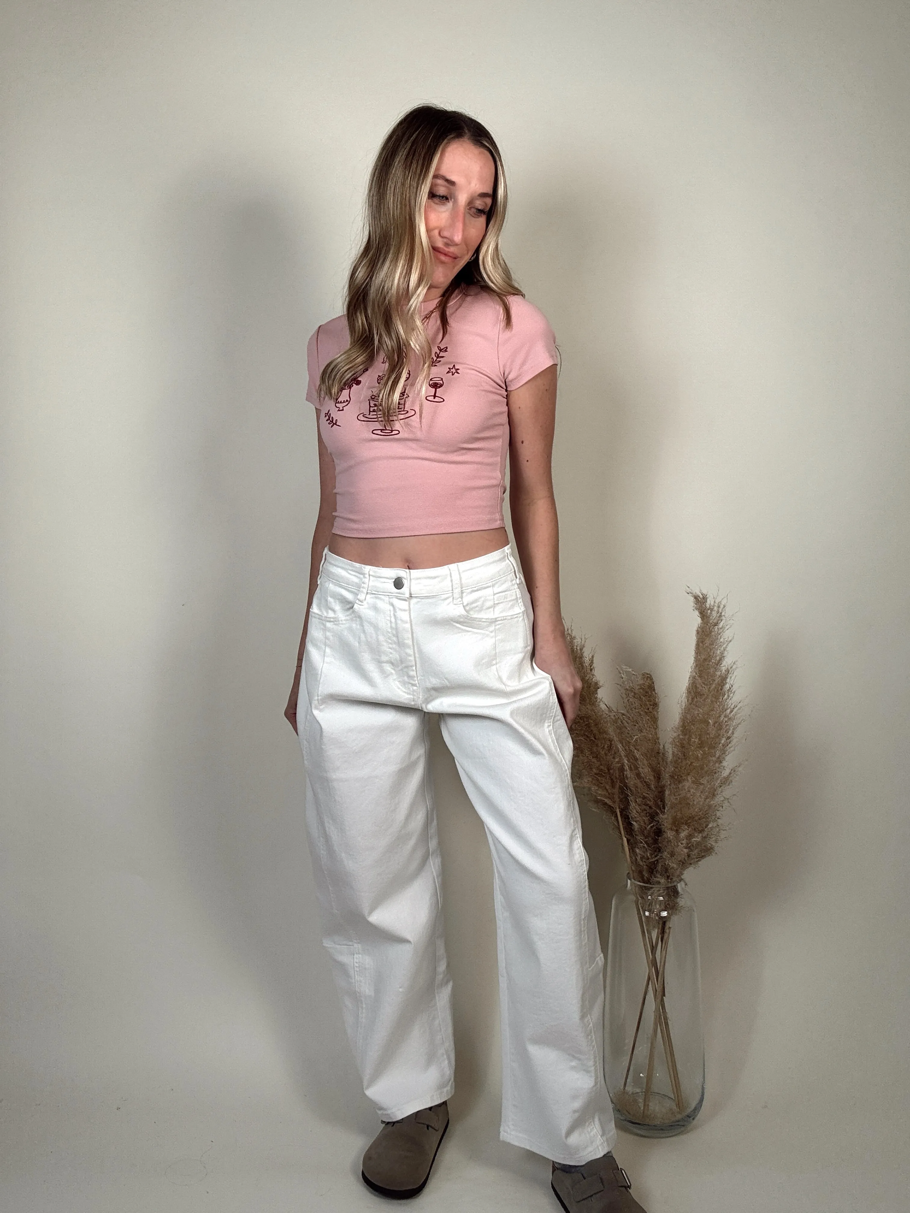 Loose Fit Denim Pants