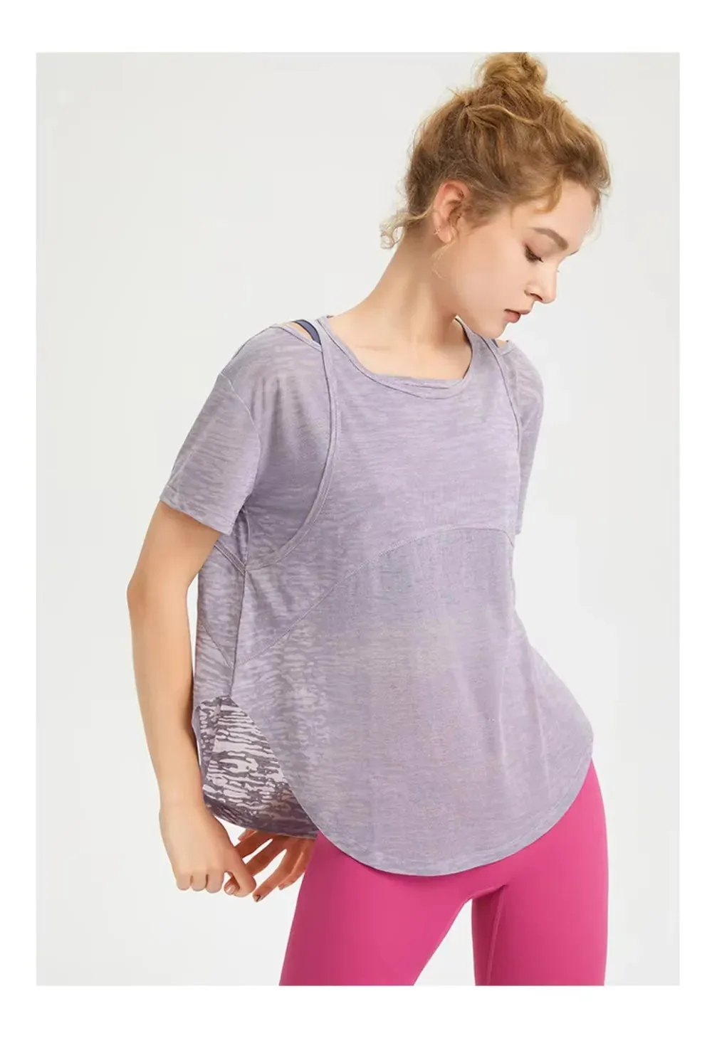T-shirt Short Sleeve Cotton Sports Gym Tops