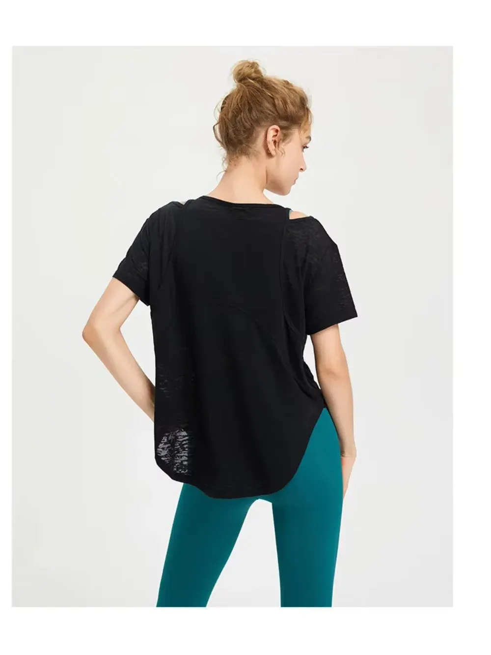 T-shirt Short Sleeve Cotton Sports Gym Tops