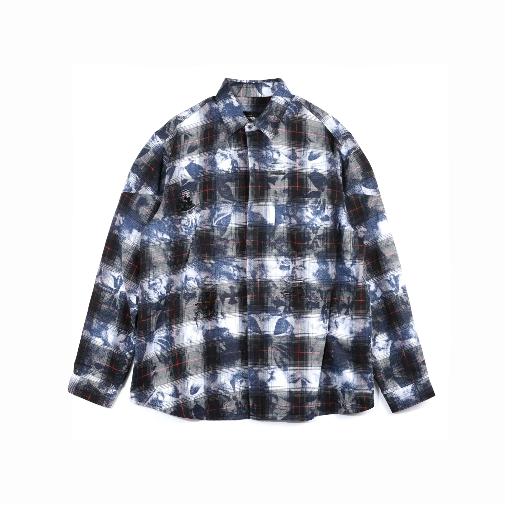 Worn Check Shirt Blue